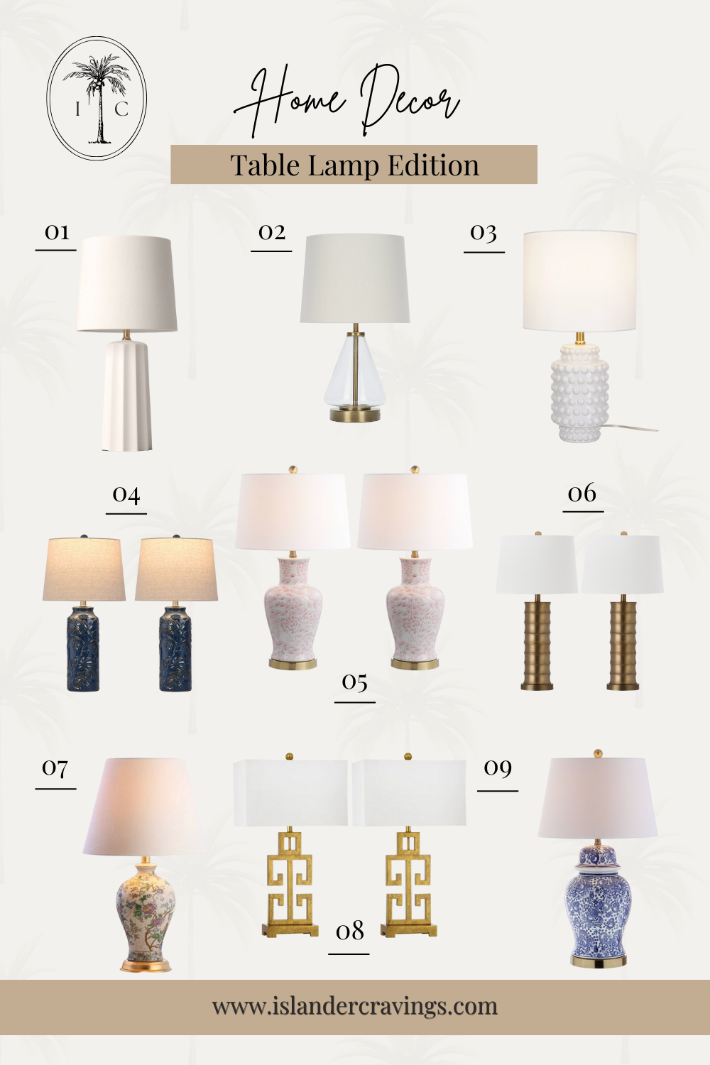 Table lamps