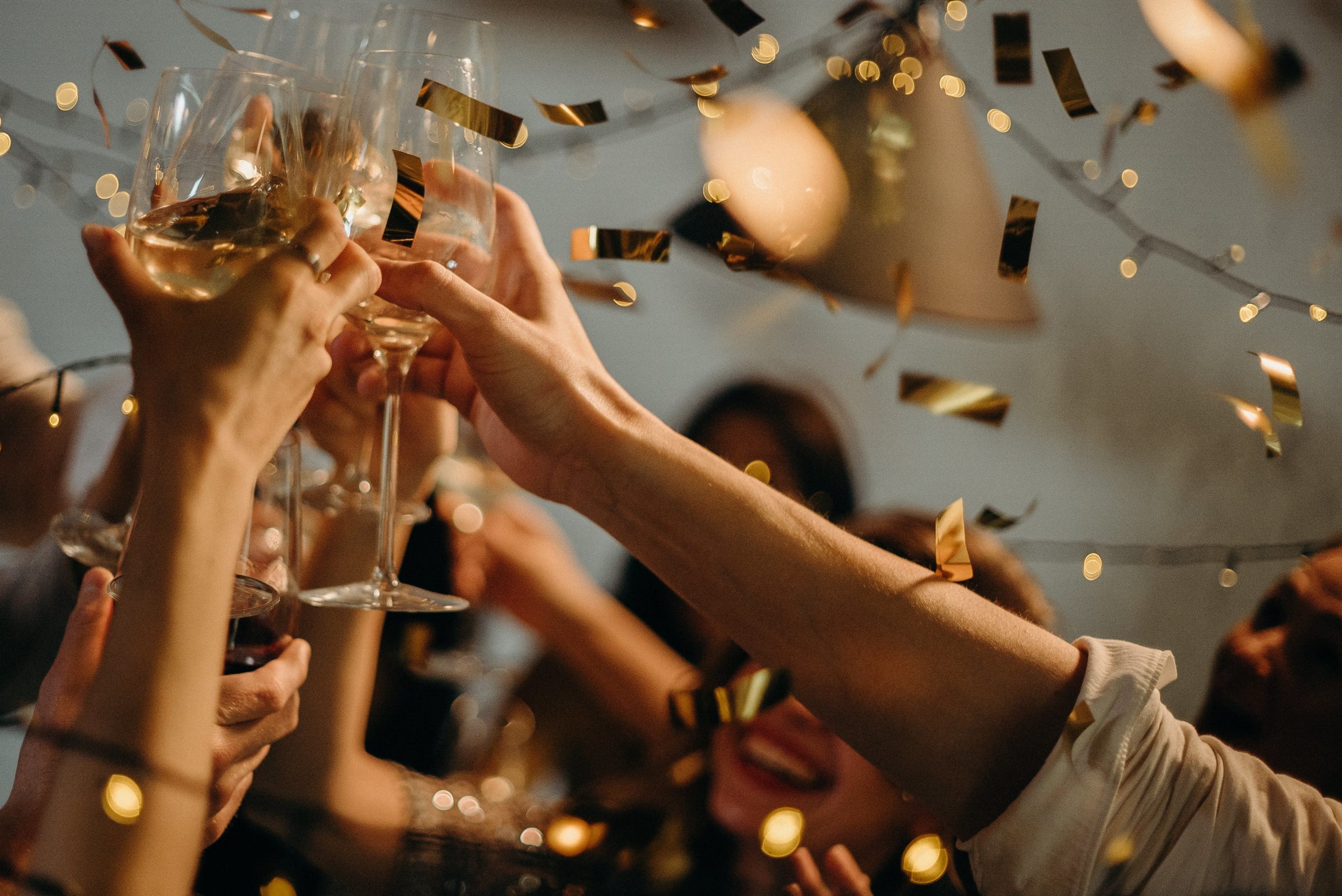 People celebration their New Year Resolutions