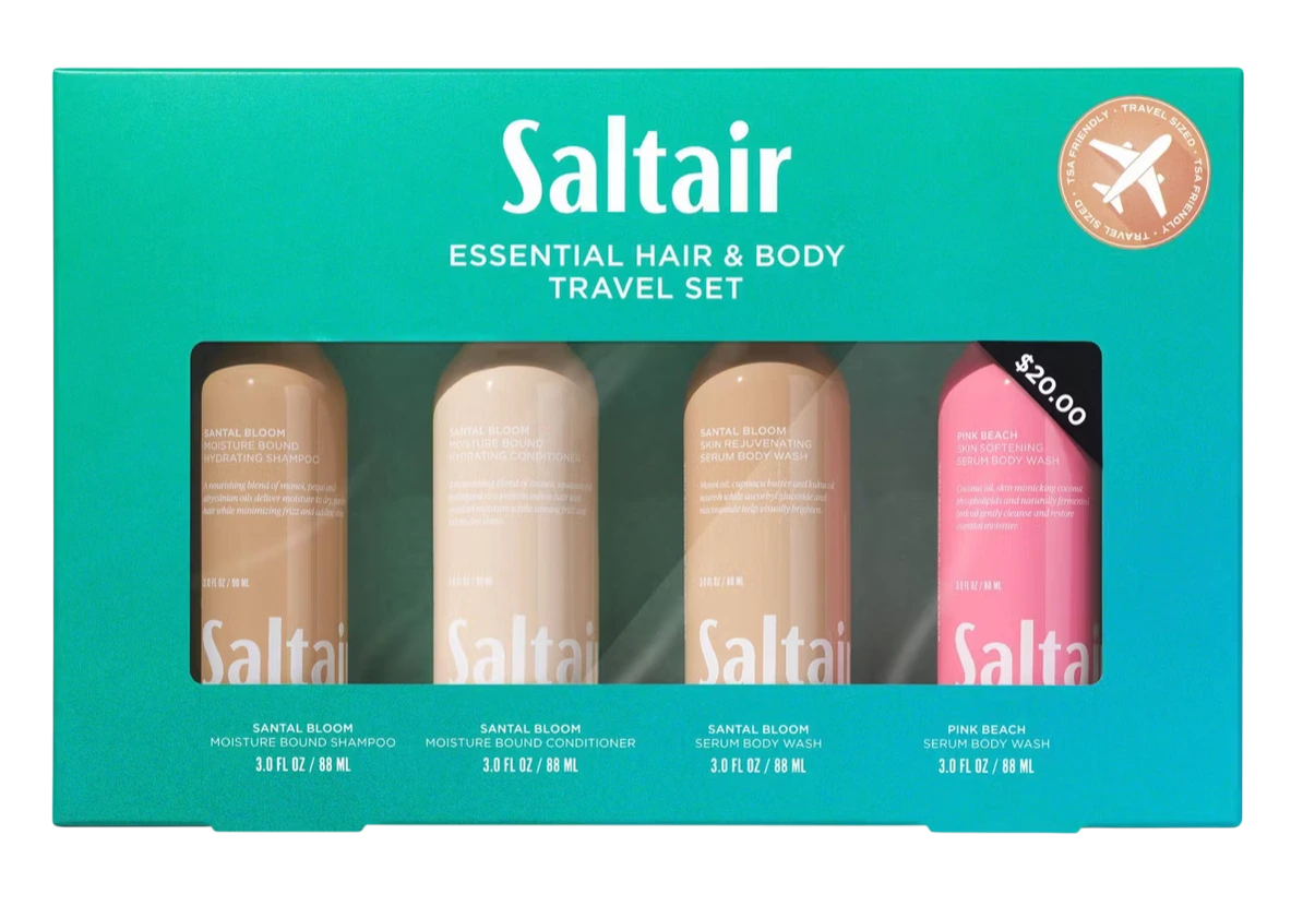Saltair Santal Bloom Bath and Body Gift Set - Trial Size - 4ct