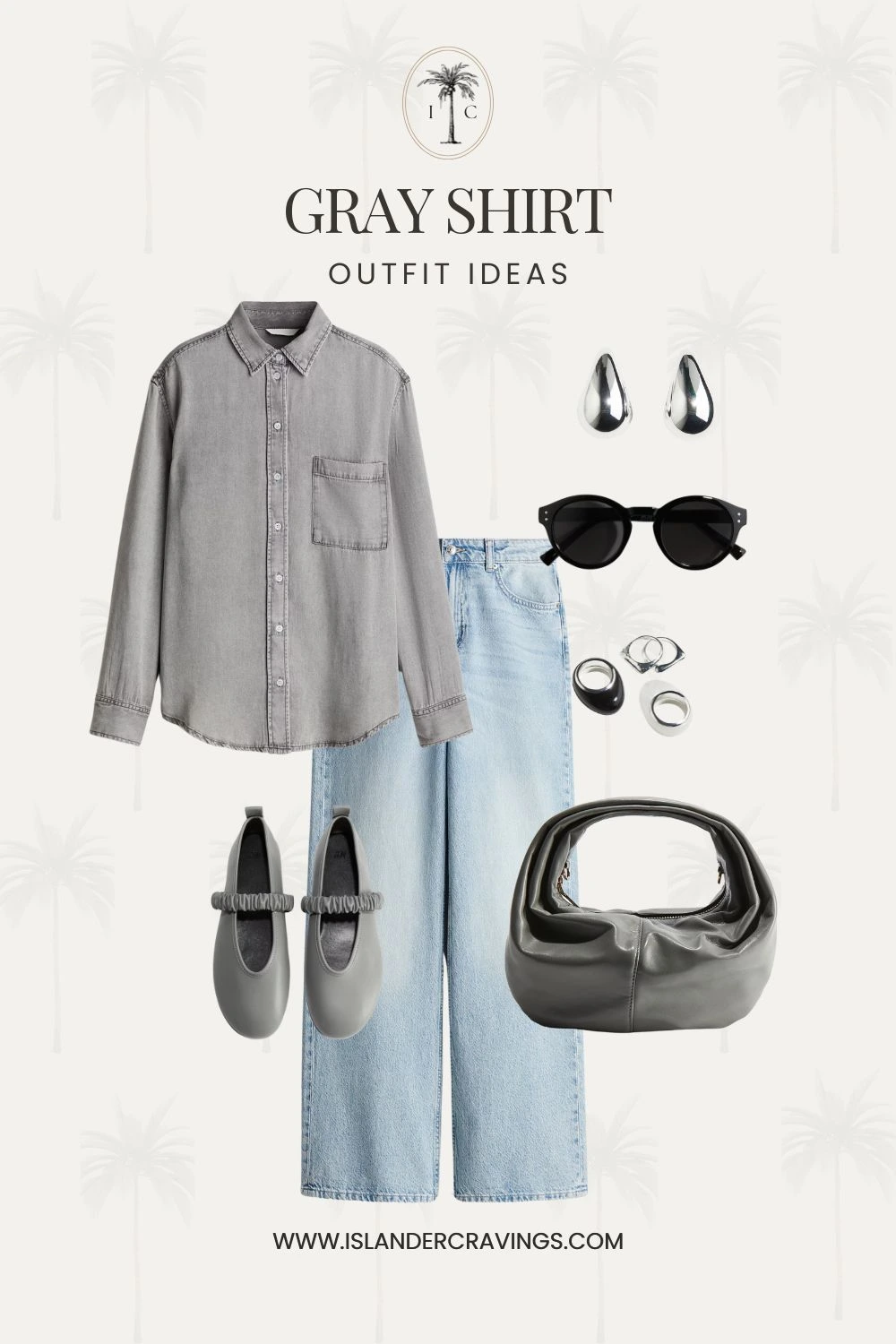 Gray Shirt Outfit Ideas