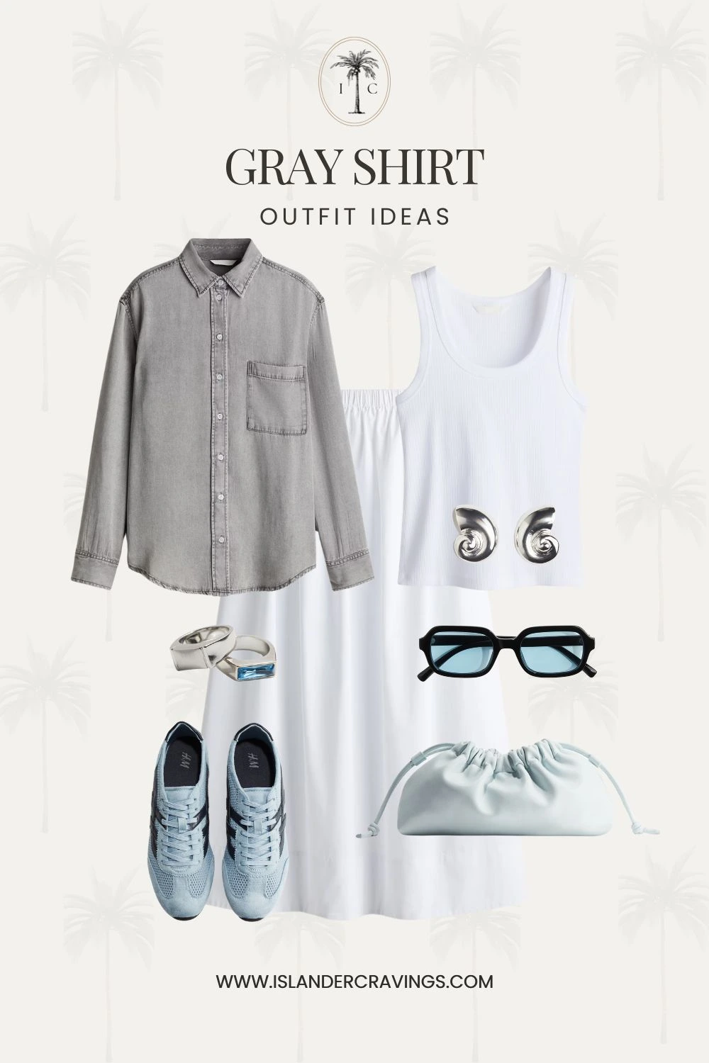 Gray Shirt Outfit Ideas