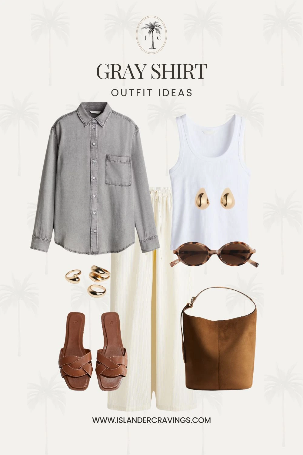Gray Shirt Outfit Ideas