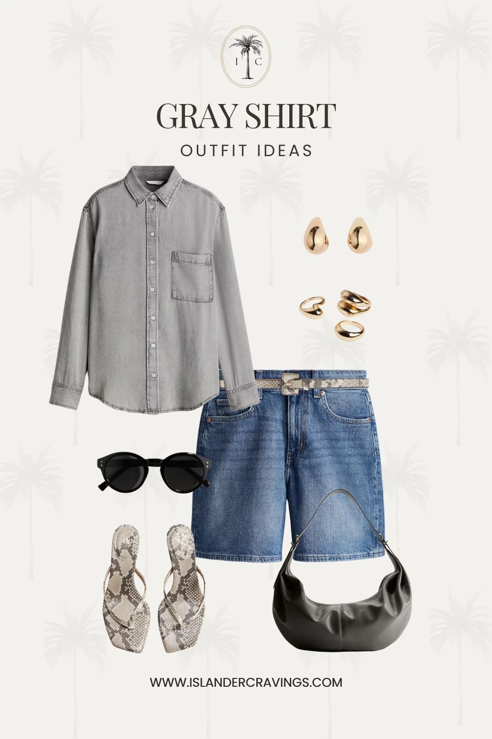 Gray Shirt Outfit Ideas