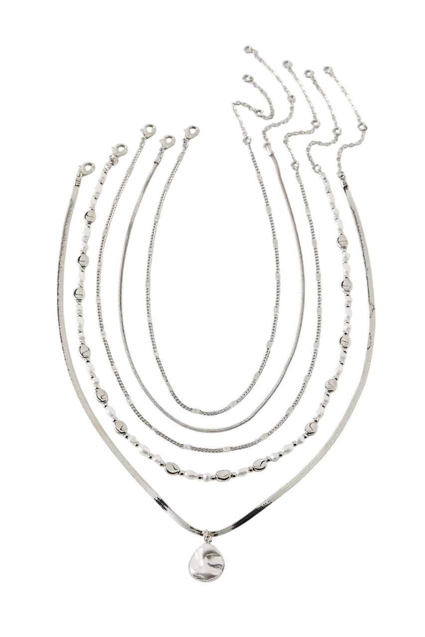 Addison Chain Layering Necklace Set