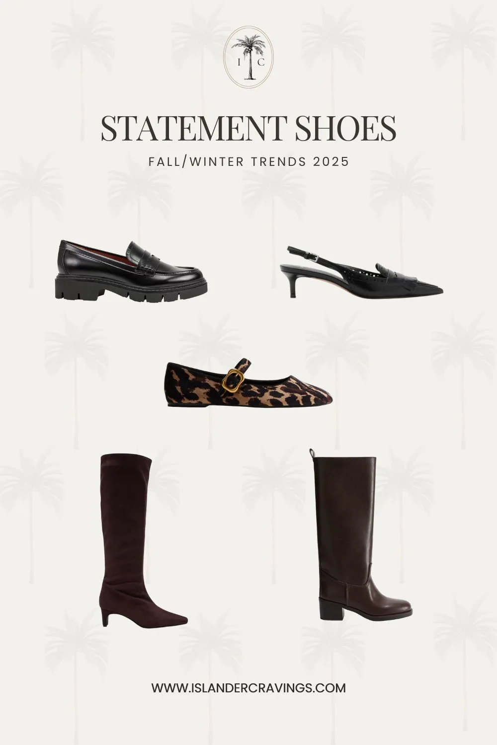 Footwear - fall/winter trends 2025