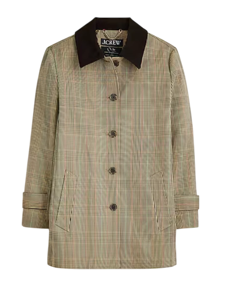 Barn Jacket™ in plaid double-faced cotton