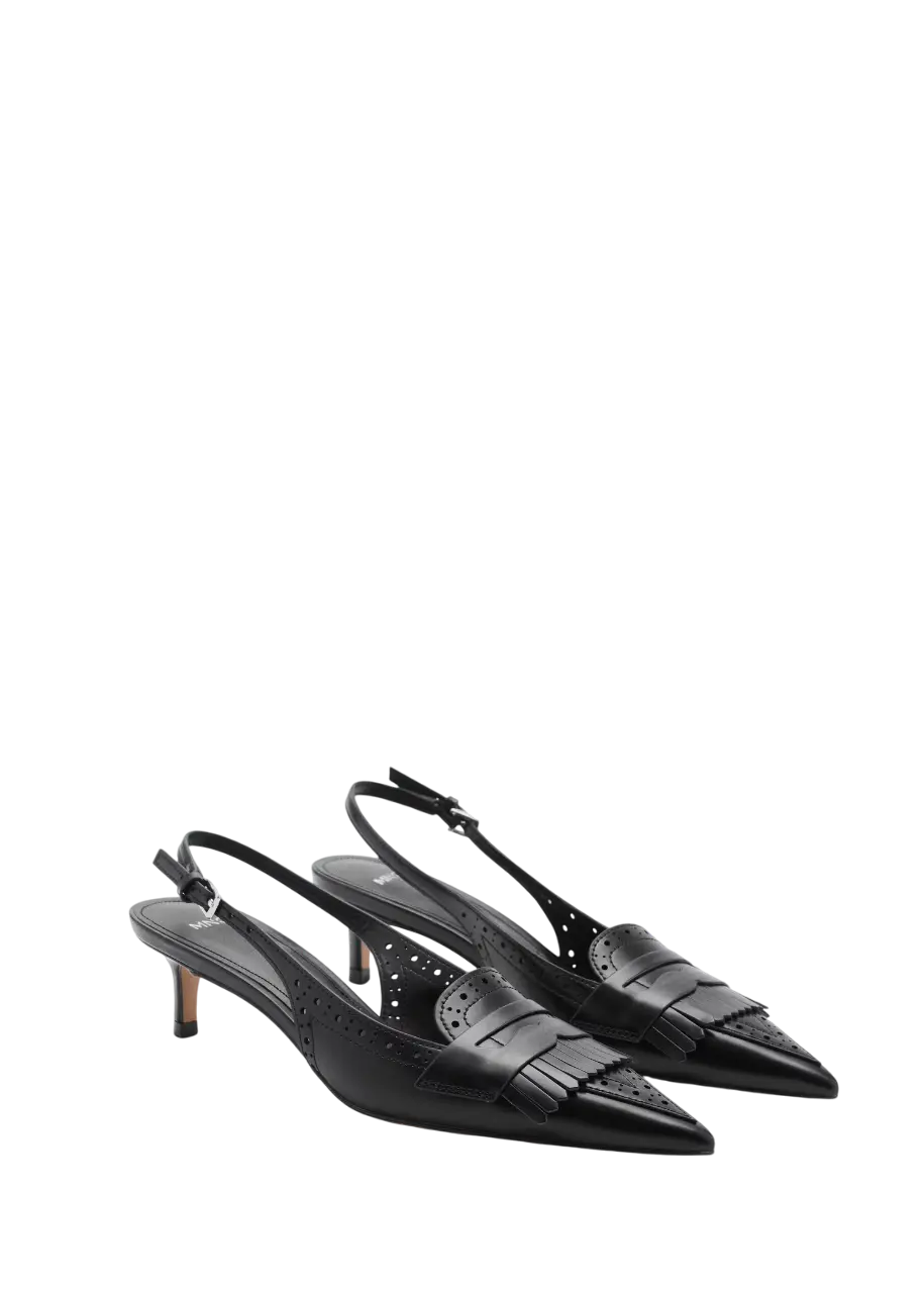 Fringe-Heel Shoes Mango