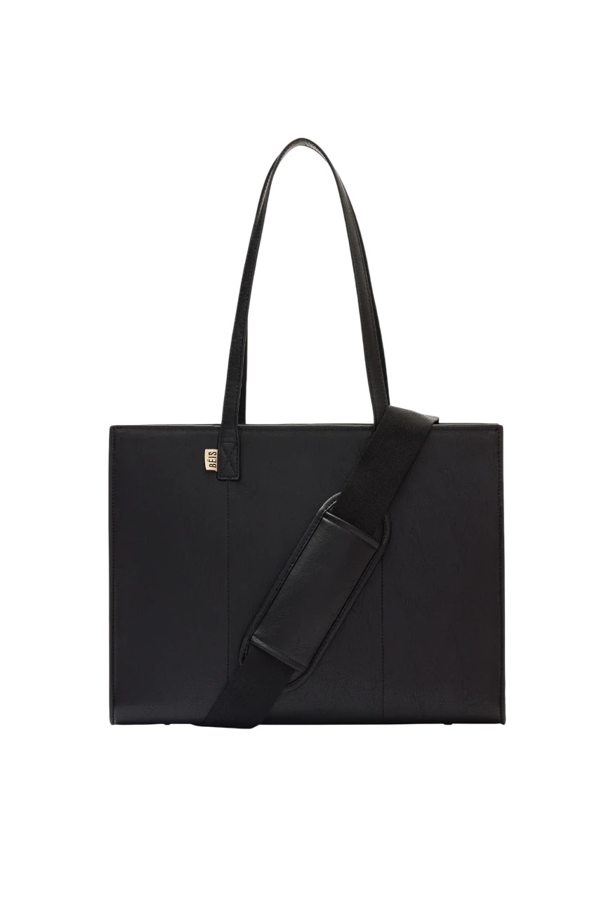 7 Best Vegan Leather Work Bags (2025): BÉIS | The Large Work Tote