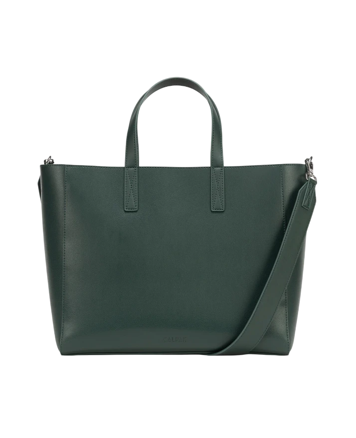 7 Best Vegan Leather Work Bags (2025): CALPAK Haven 15" Laptop Tote Bag