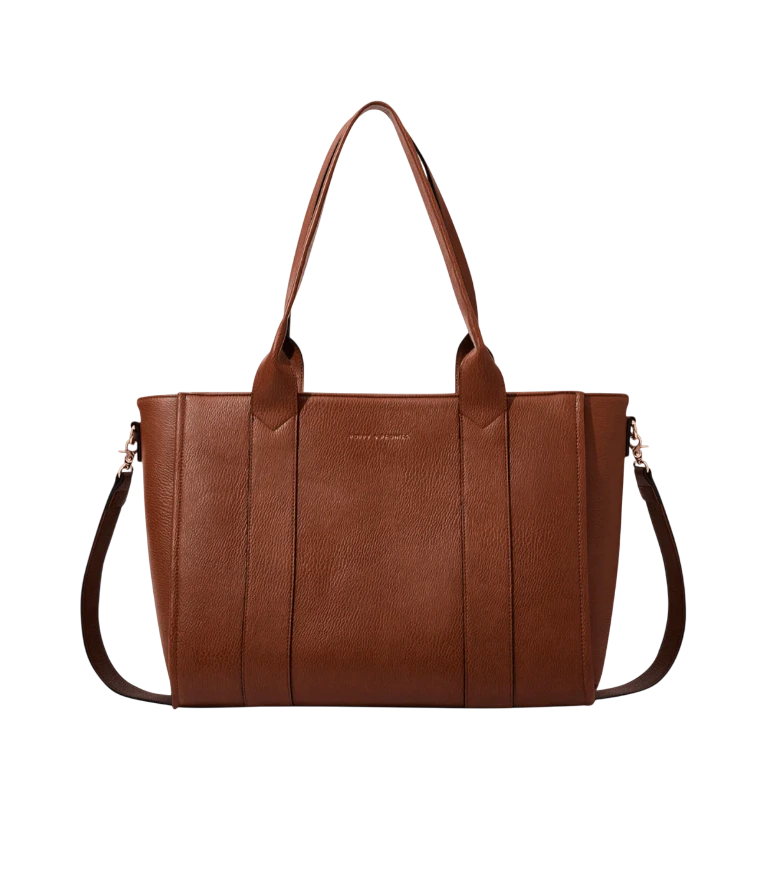 7 Best Vegan Leather Work Bags (2025): Poppy & Peonies | Multitasker Work Tote